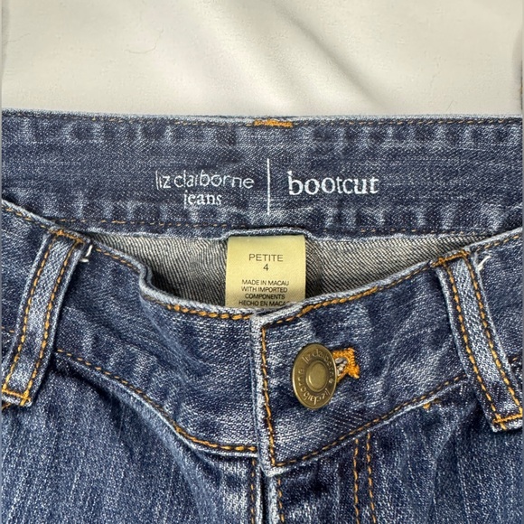 Liz Claiborne Dark Blue Straight Leg Jeans - Picture 8 of 8